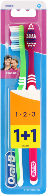 ORAL B T/B 3EFF CLASS 40MED BP
