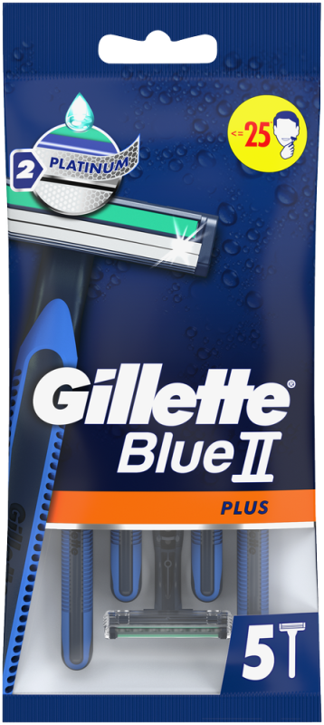 GILLETTE BLUE II+ DISP BAG 5