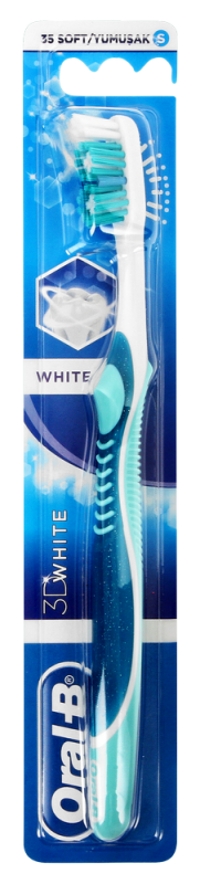 ORAL B T/B 3D WHT 35 SFT 1CT