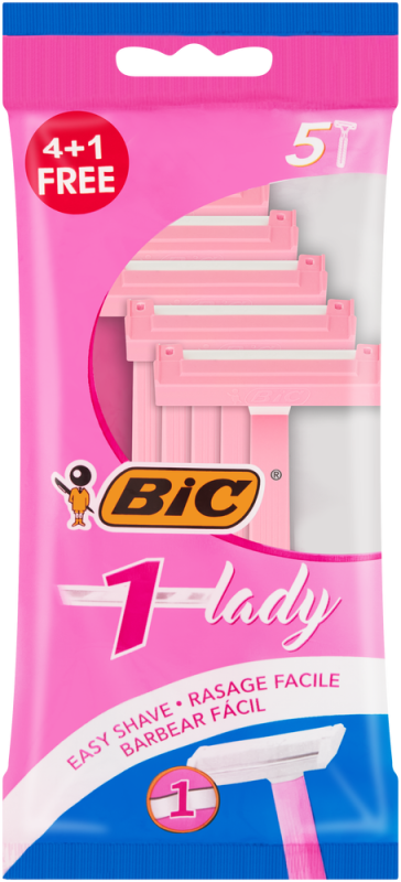 RAZOR BIC 1 LADY POUCH 5