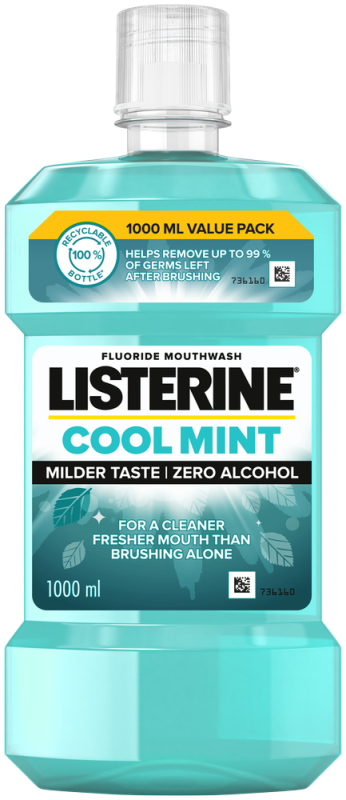 LISTERINE COOL MINT MILDER TASTE 1L