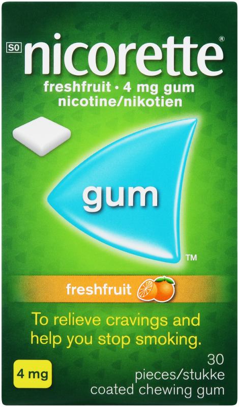 NICORETTE GUM FRSHFRUIT 4MG 30