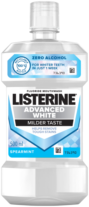 LISTERINE ADV WHITE 500ML