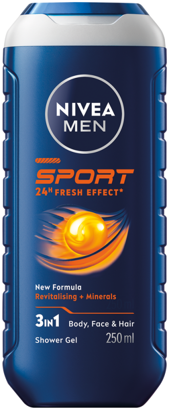 NIVEA MEN SHWR GEL SPORT 250ML