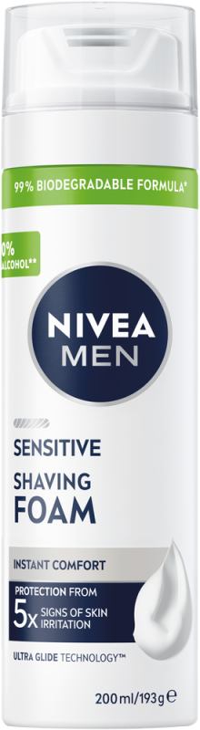 NIVEA MEN SHV FOAM SENS 200ML