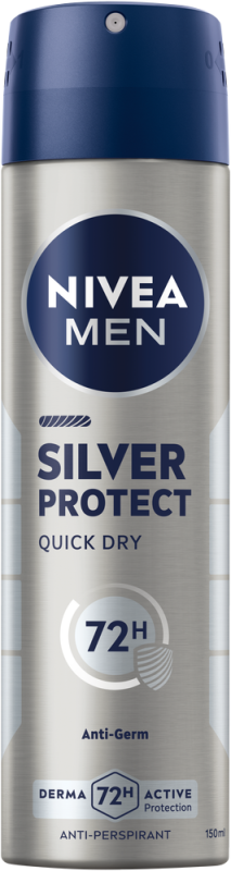 NIVEA DEO M SILVER PROT 150ML