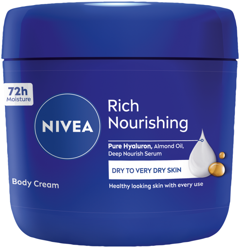 NIVEA B/CRM RICH NOUR 400ML