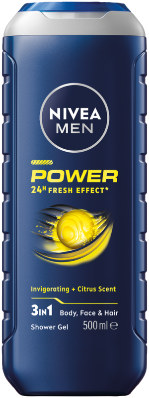 NIVEA MEN SHWR GEL PWR/REFRSH