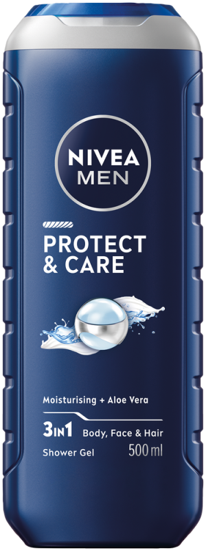 NIVEA MEN SHWR GEL PROT/CARE 500ML