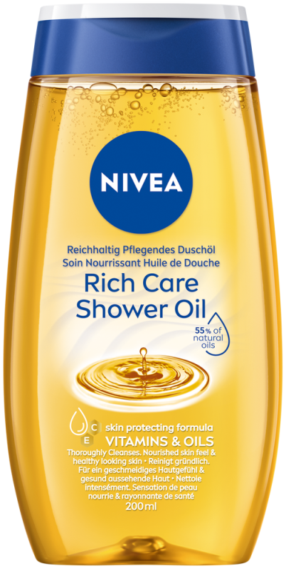 NIVEA RICH CARING SHOWER OIL 200ML