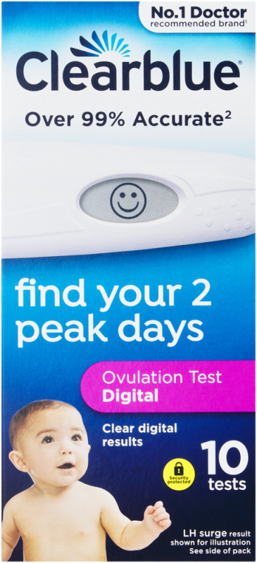 CLEARBLUE DIGIT OVULAT TEST 10
