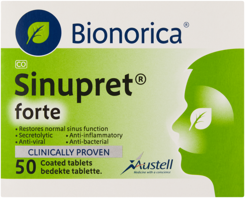SINUPRET FORTE COATED TAB 50