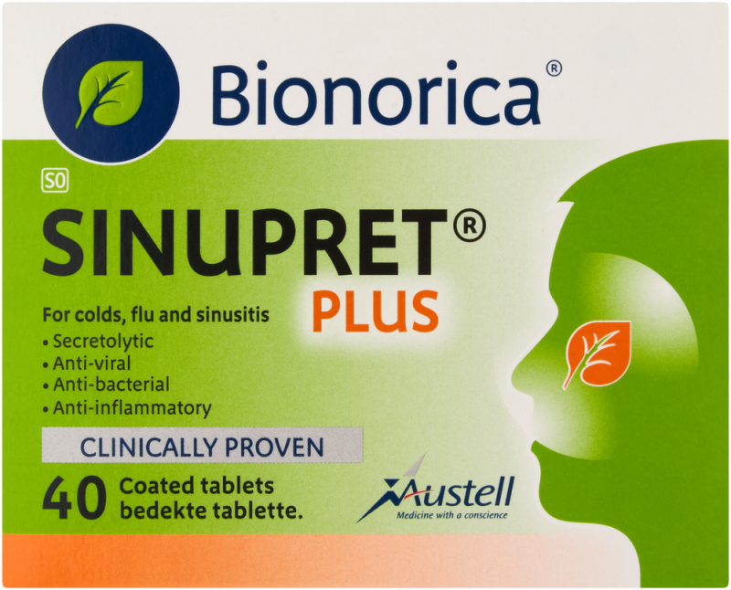 SINUPRET PLUS TAB 40