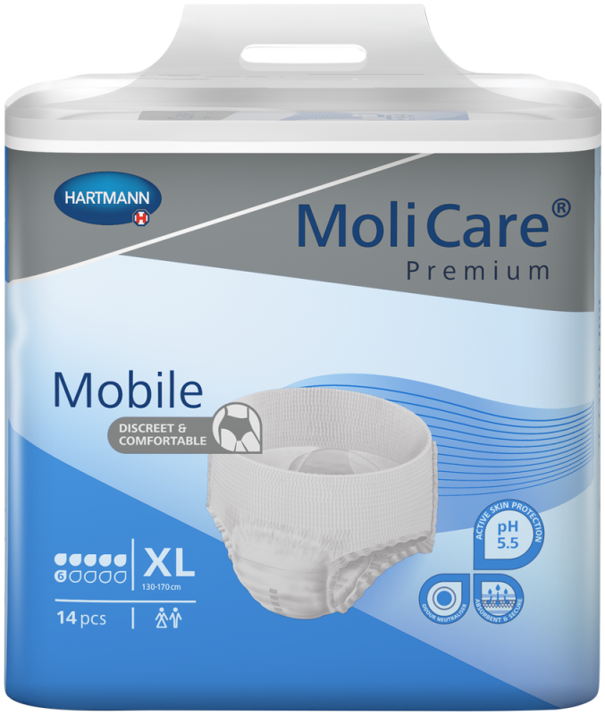 MOLICARE PREM MOBILE P/UP 6 DROP X/L 14