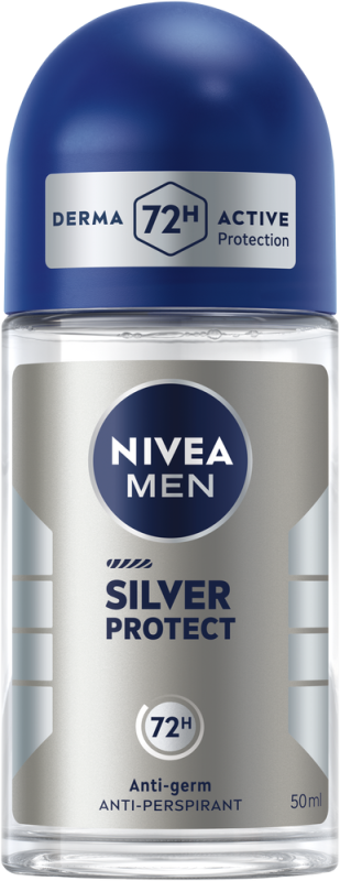 NIVEA R/ON M SILVER PROT 50ML