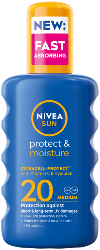 NIVEA SUN P/MOIST SPR SP20 200