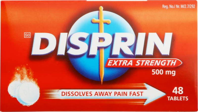 DISPRIN EXTRA STR TAB 48