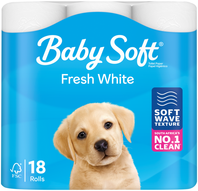 TOI ROLL 2PLY WHT 18 BABYSOFT