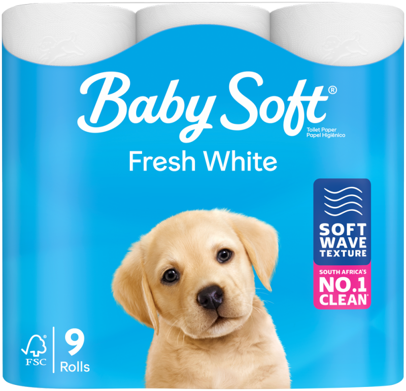 TOI ROLL 2PLY WHT 9 BABYSOFT