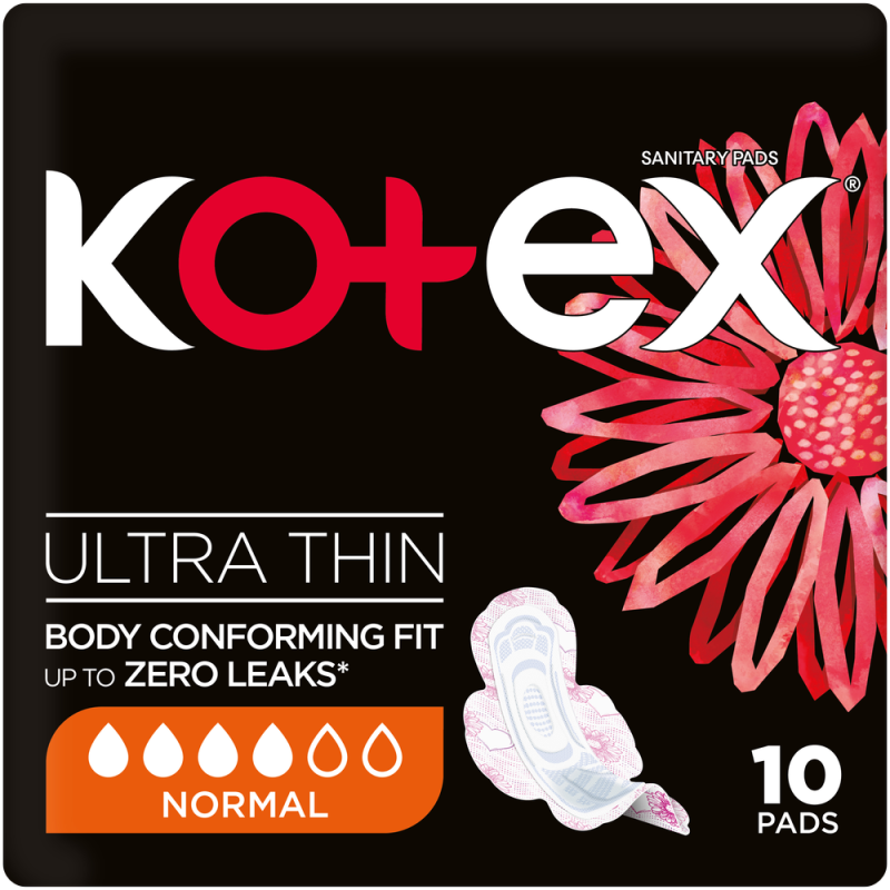 KOTEX COCO U/THIN NORM+WNG 10