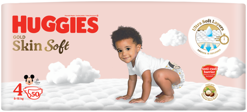 HUGGIES GOLD SZ 4 VP 50 *TBD