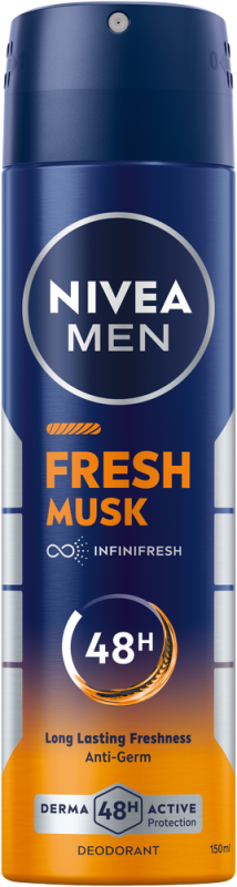 NIVEA DEO M FRSH MUSK 150ML