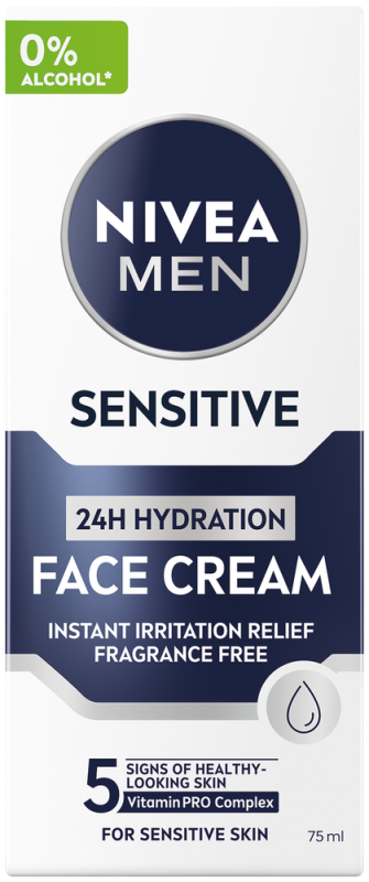 NIVEA MEN F/CRM SENS MOIST 75M