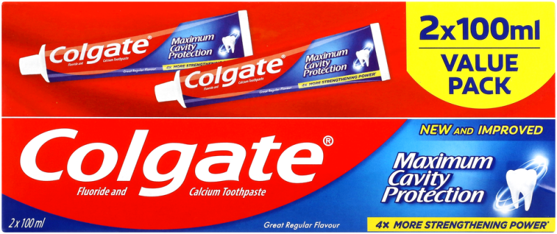 COLGATE T/P REGULAR 2X100ML