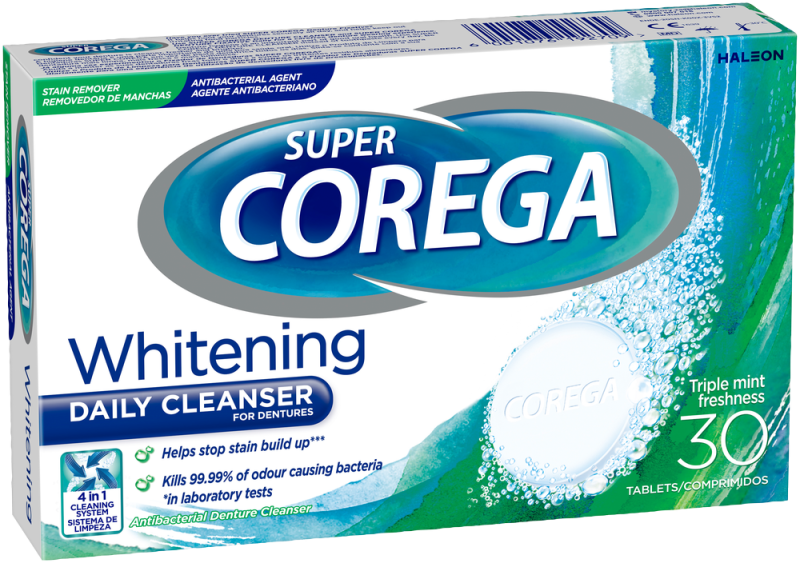 SUPER COREGA WHT CLNS TAB 30