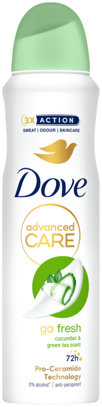 DOVE DEO L CUCUMGRN TEA 150ML
