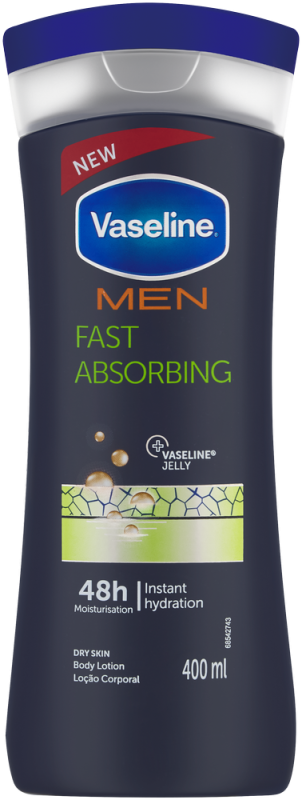 VASELINE LOT MEN F/ABSORB400ML