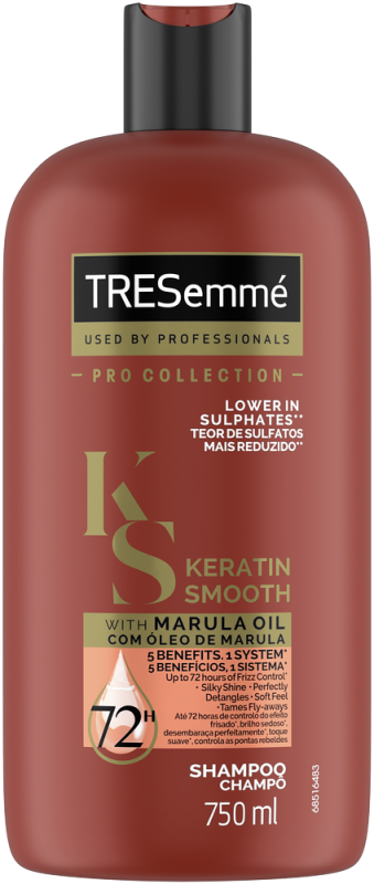 TRESEMME SHMP KERATIN SMTH 750