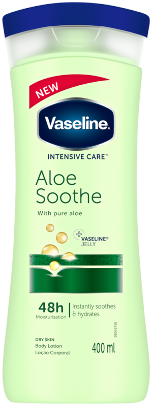VASELINE B/LOT ALOE/FRSH 400ML