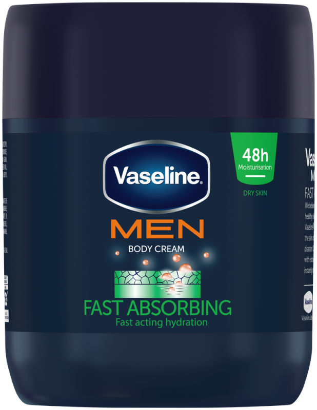 VASELINE B/CR MEN F/ABSORB400M