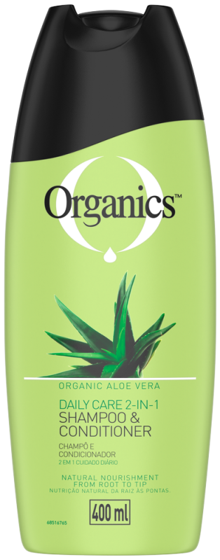 ORGANICS 2/1 DAILY CARE 400ML