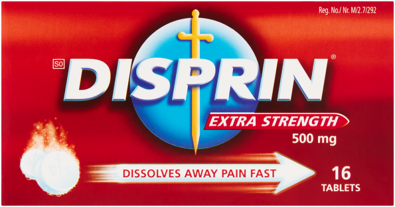 DISPRIN EXTRA STR TAB 16