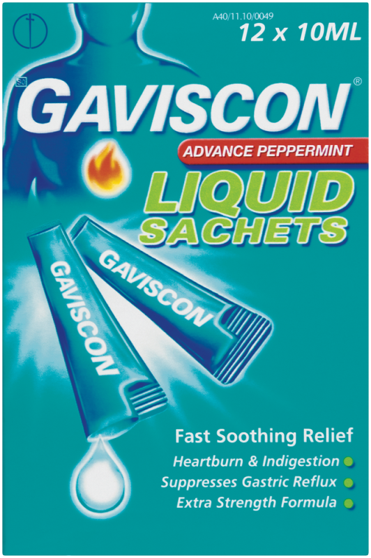 GAVISCON ADV/PEP SACH 12X10ML