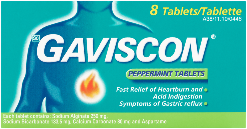 GAVISCON P/MINT TAB 8