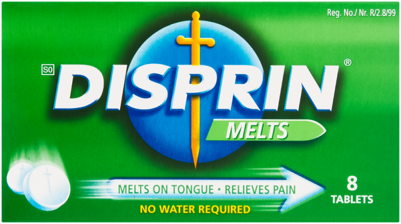DISPRIN MELTS 8S