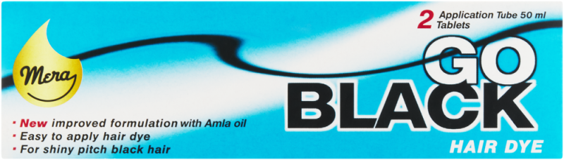 GO BLACK HAIR DYE 50ML