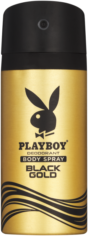 PLAYBOY DEO BLACK GOLD 150ML