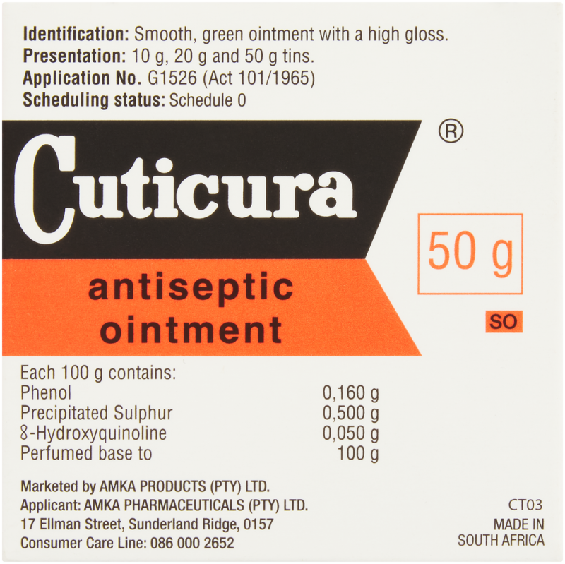 CUTICURA OINT 50G