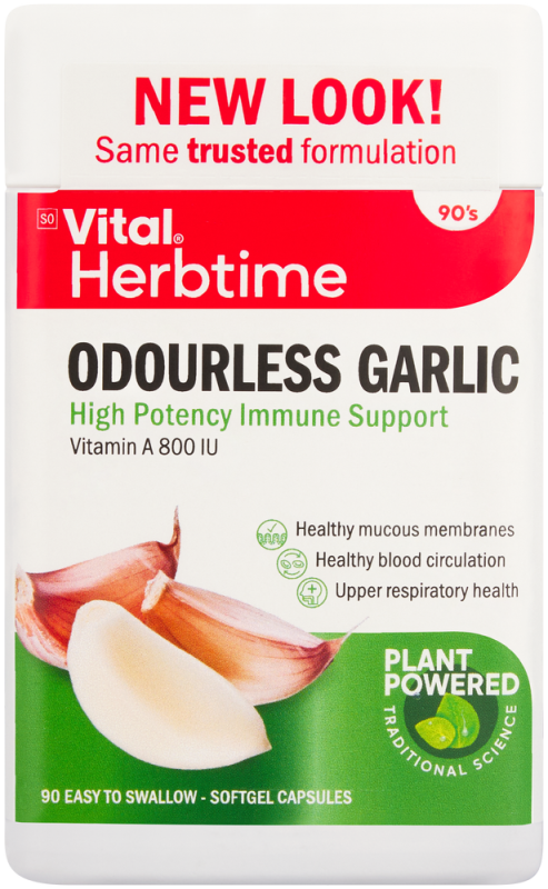 VITAL GARLIC ODOURLESS CAP 90