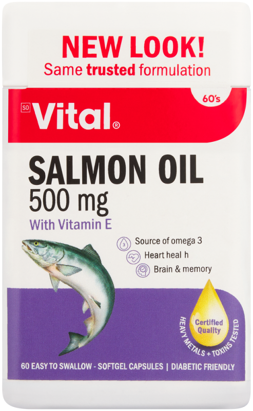 VITAL SALMON OIL CAP 60
