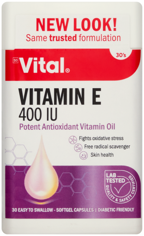 VITAL VIT E 400IU CAP 30