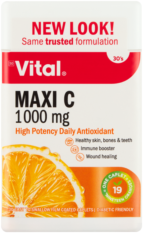 VITAL MAXI C 1000MG TAB 30