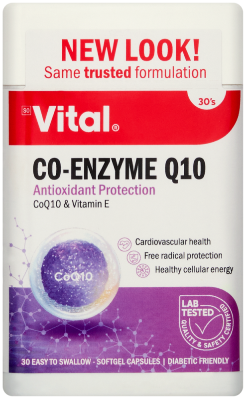 VITAL CO-ENZYME Q10 CAP 30