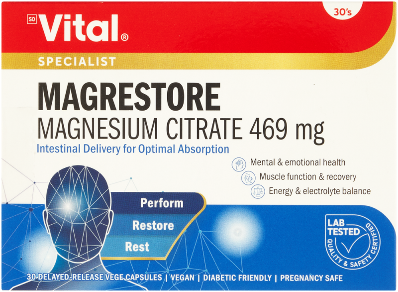 VITAL MAGRESTORE CAP 30