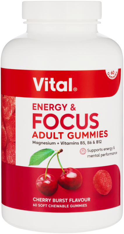 VITAL GUMMIES ENERGY AND FOCUS 60