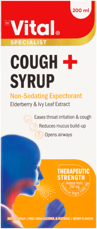 VITAL COUGH PLUS SYRUP 200ML